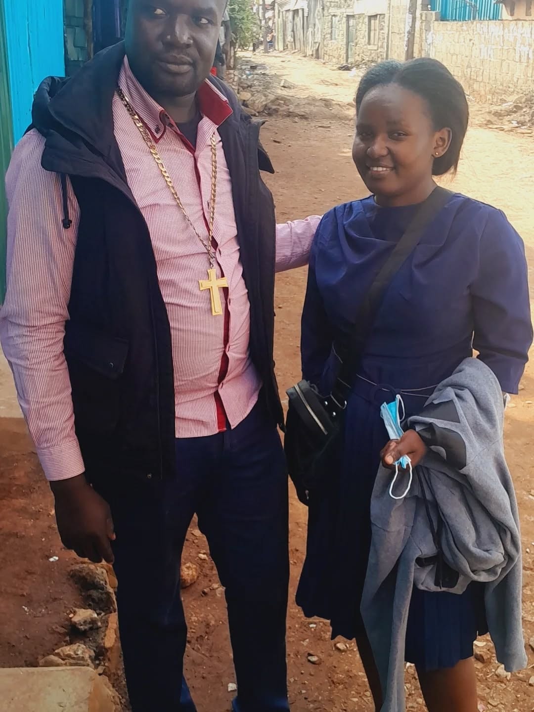 A faith leader visiting the community