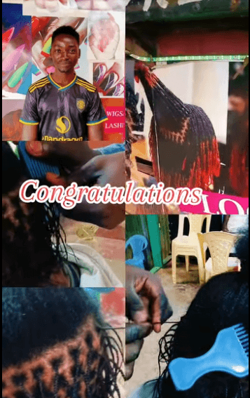A young person being celebrated with congratulations