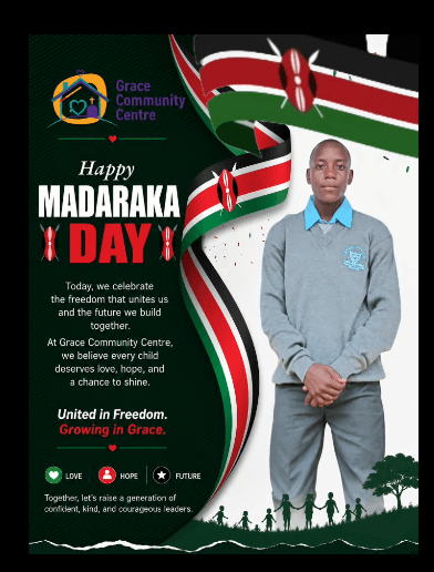Happy Madaraka Day greeting from the centre